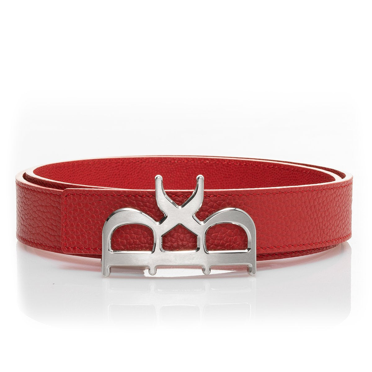 Royaums YVES Belt Red Dress - Silver